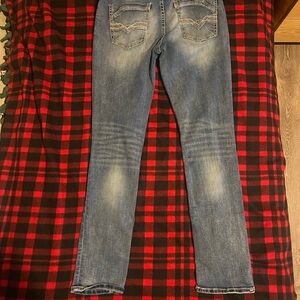 BKE Men's Classic Blue Skinny Jeans